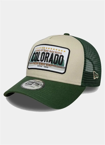 New Era Licence Plate Trucker Cap
